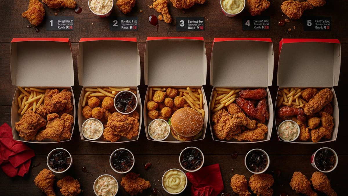 KFC Box Meals Compared: All Five, Ranked by Value