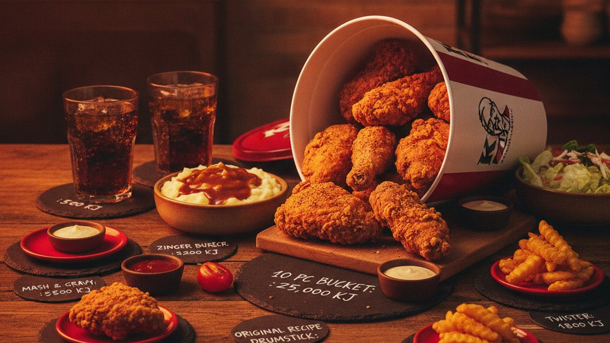 KFC Calories and Kilojoules: The Full South African Menu, Estimated